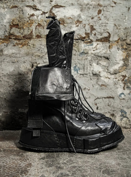 CARTILAGE LEATHER BOOTS