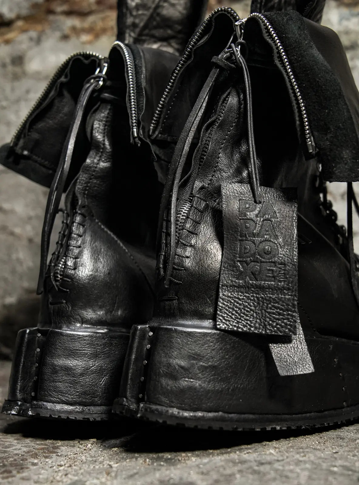 CARTILAGE LEATHER BOOTS