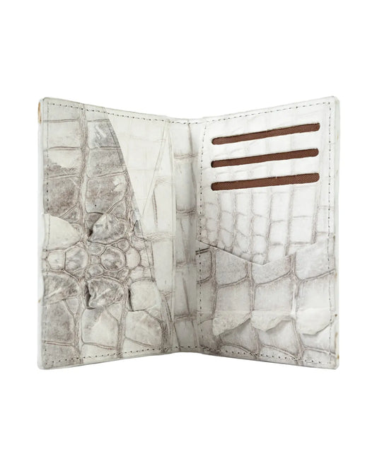 WHITE LEATHER WALLET