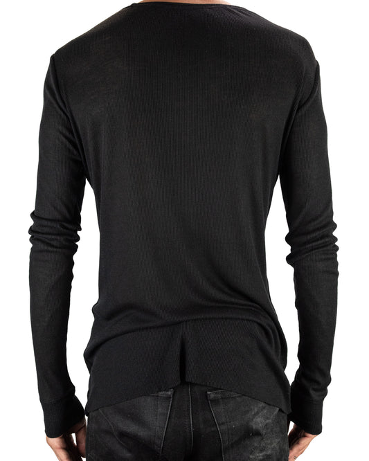 CLAVICULE BLACK LONG SLEEVE