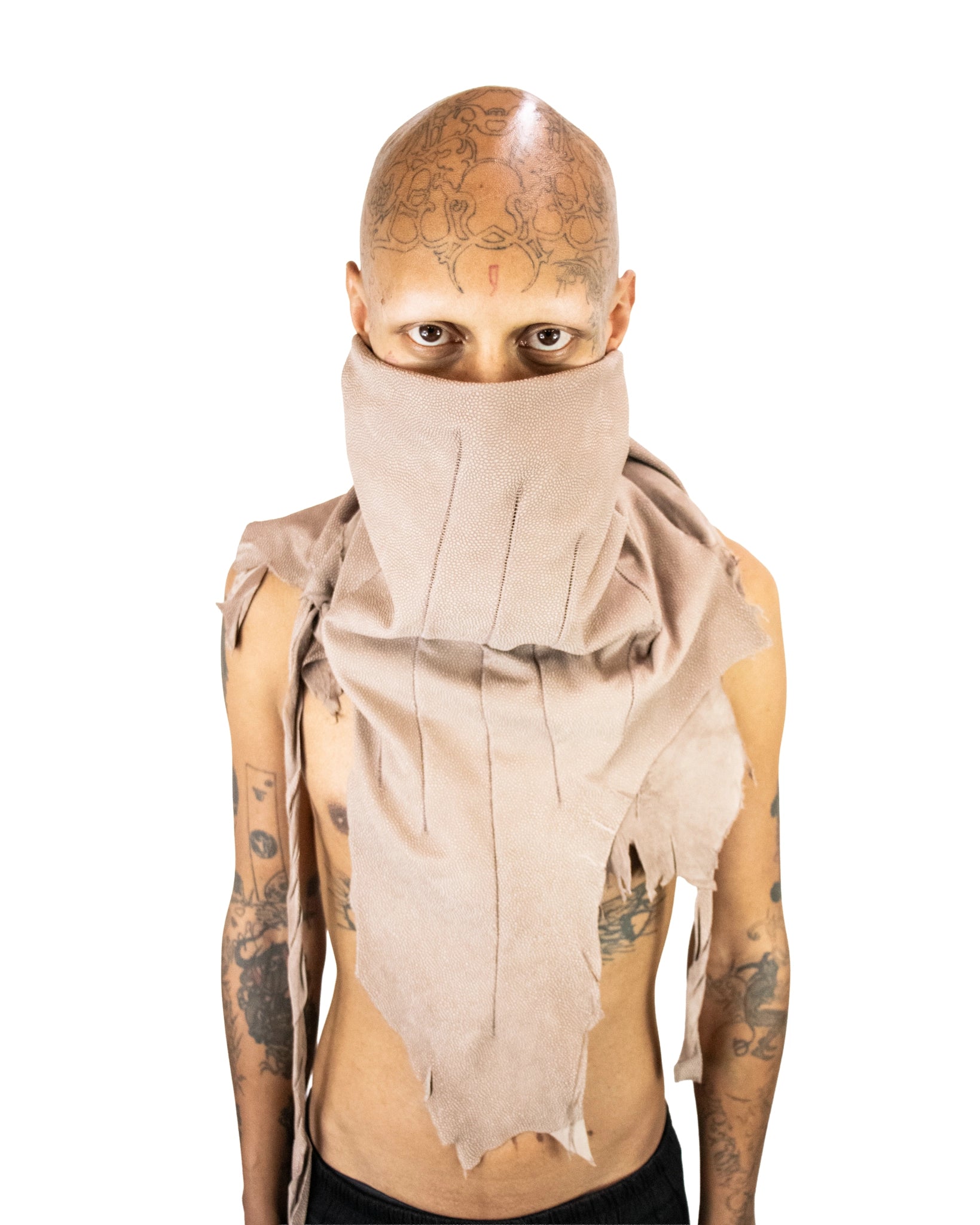 LAMB LEATHER SCARF PORES – Paradoxe Paris