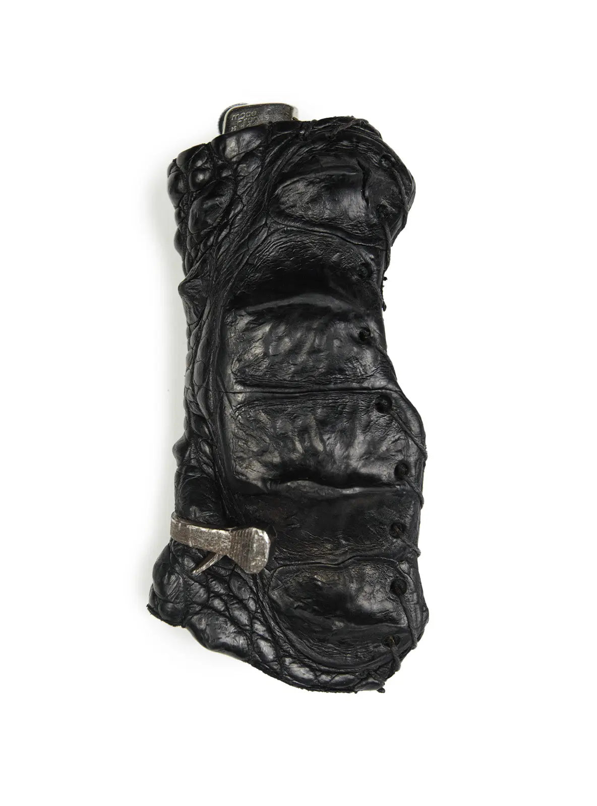 CROCODILE BLACK LEATHER LIGHTER HOLDER N°03 – Paradoxe Paris