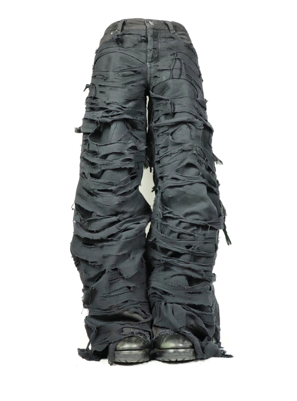 Baggy Jeans,Lattest Design Black Denim 6 Pocket Cargo pant with