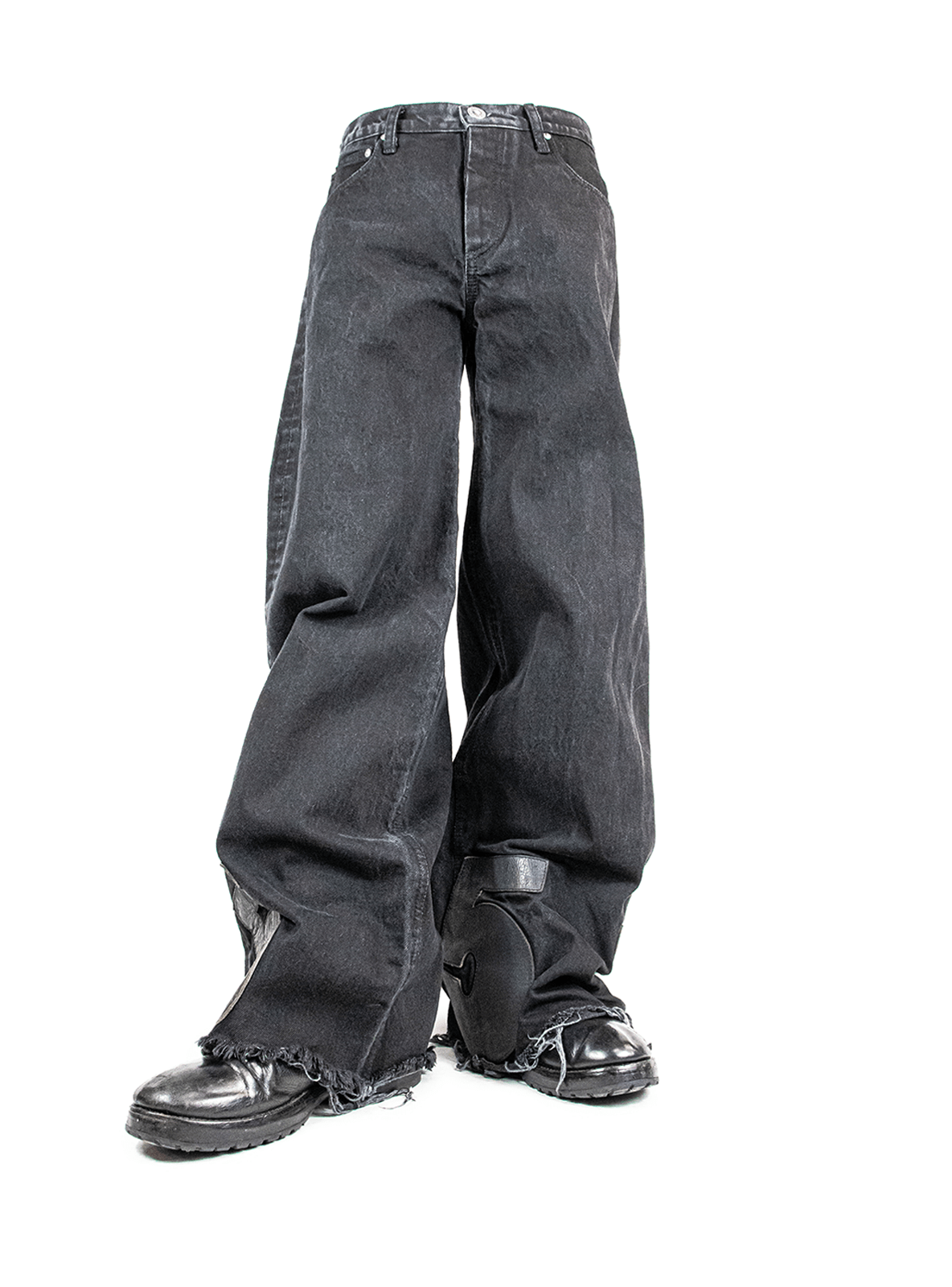 QBO Men's Vintage Graffiti Hip Hop Style Baggy Jeans Denim-30 Black at   Men's Clothing store
