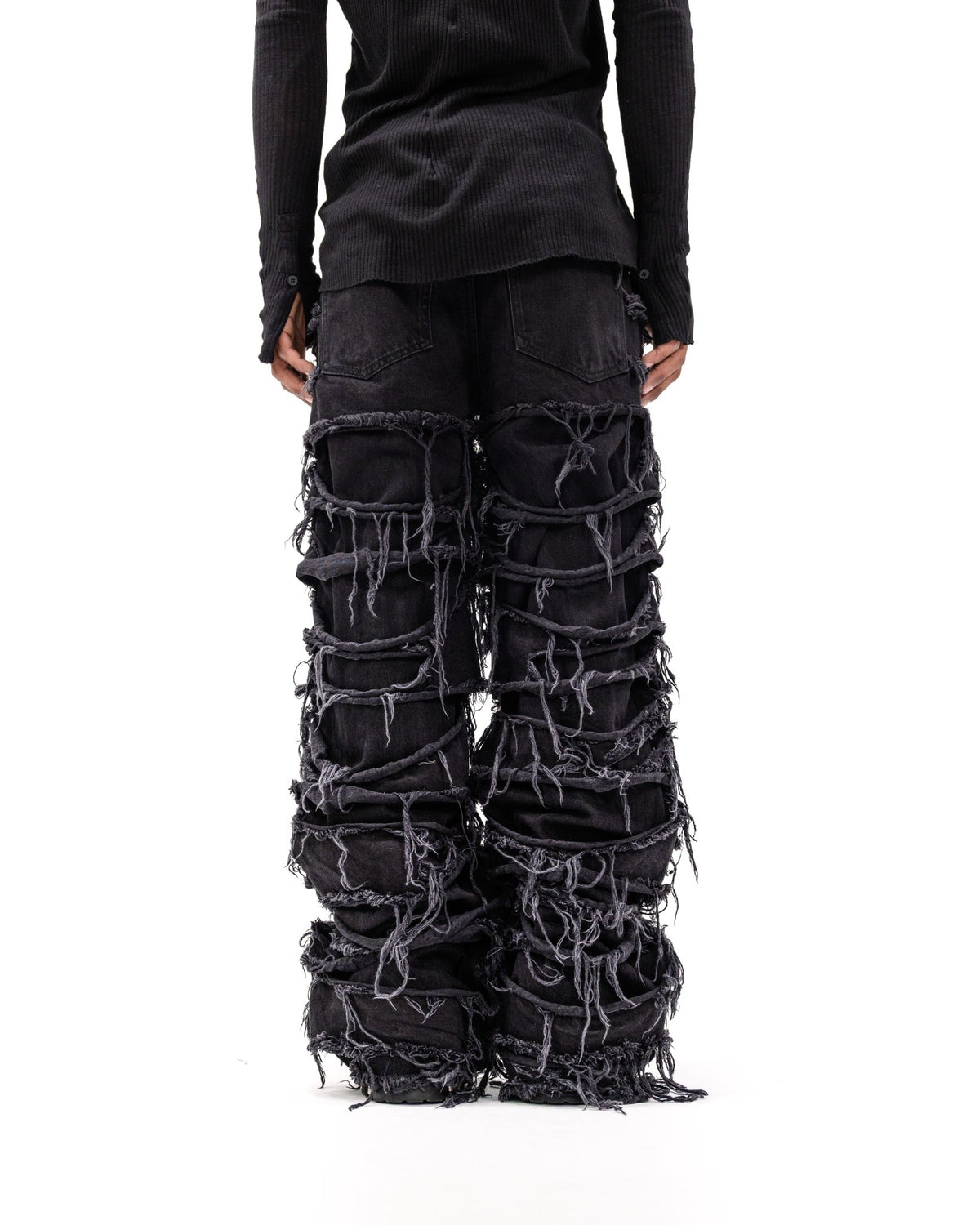 REAPER JEANS BAGGY BLACK DENIM