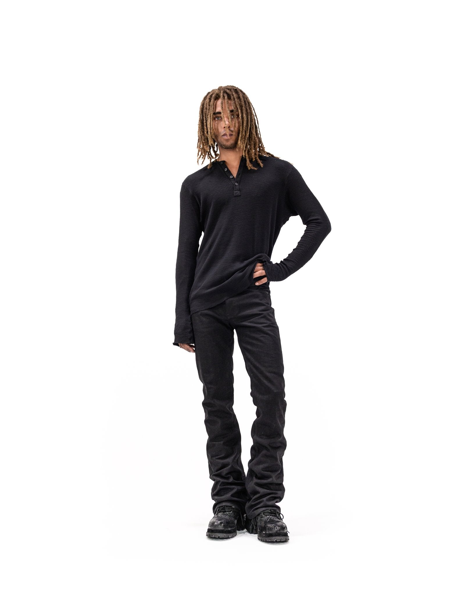 PARADOXE PARIS BOOT CUT ブーツカットデニム 28/36 PARADOXE PARIS - BOOTCUT BLACK DENIM JEANS – Paradoxe Paris