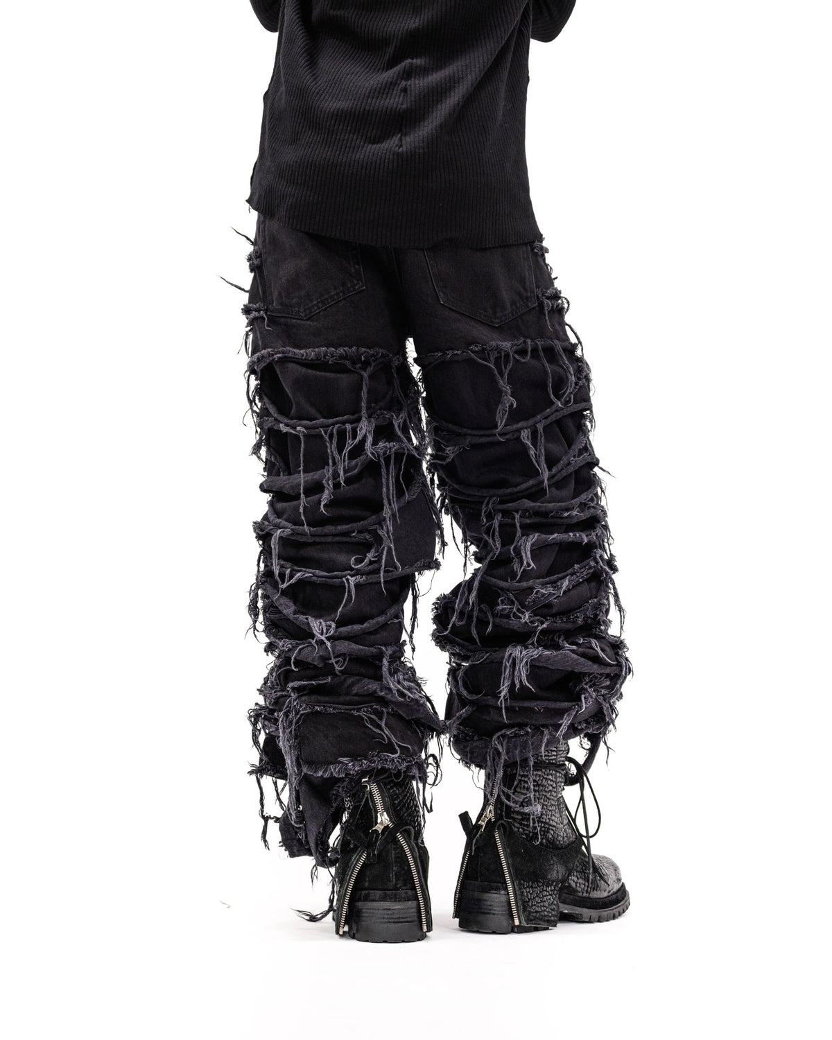REAPER JEANS BAGGY BLACK DENIM