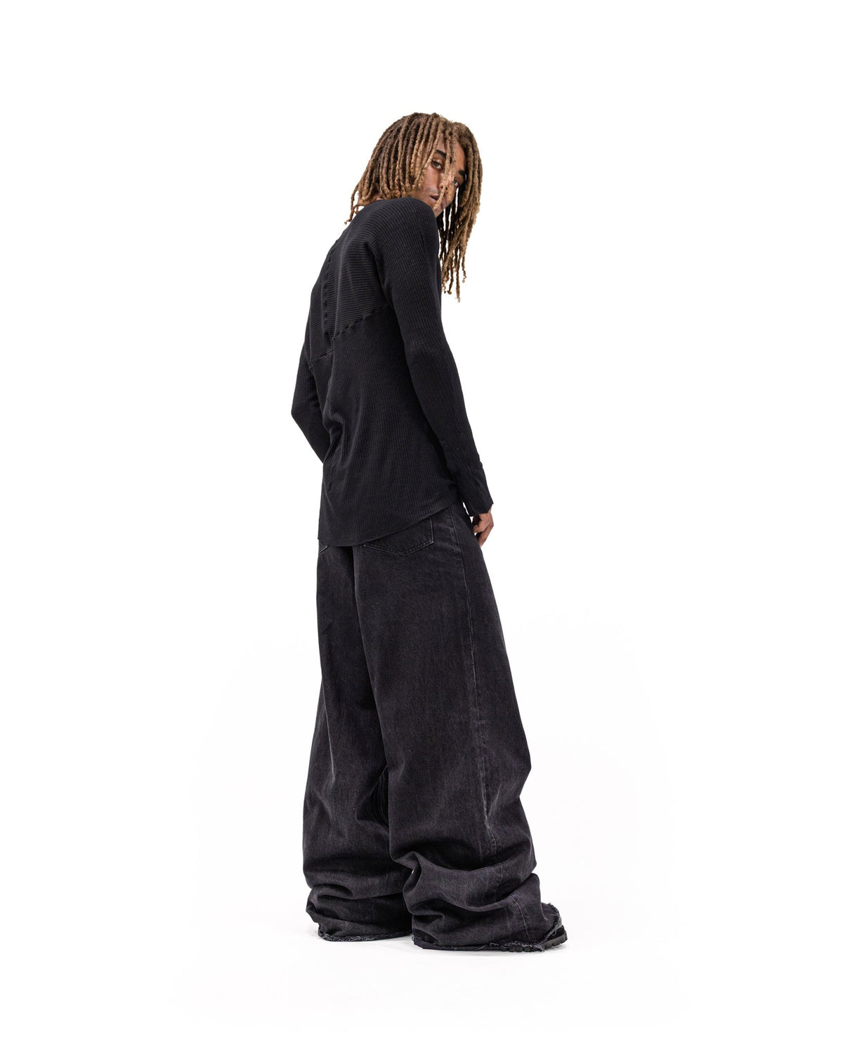 BIG BAGGY BLACK DENIM