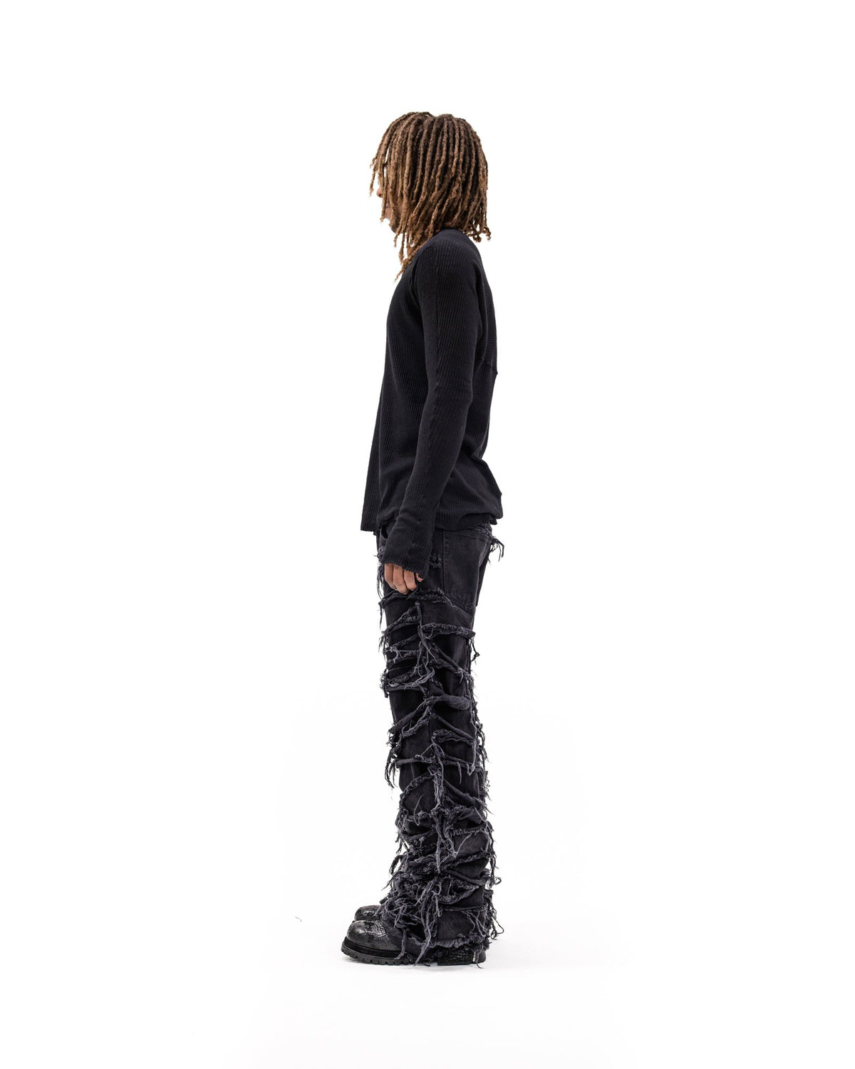 REAPER JEANS BAGGY BLACK DENIM