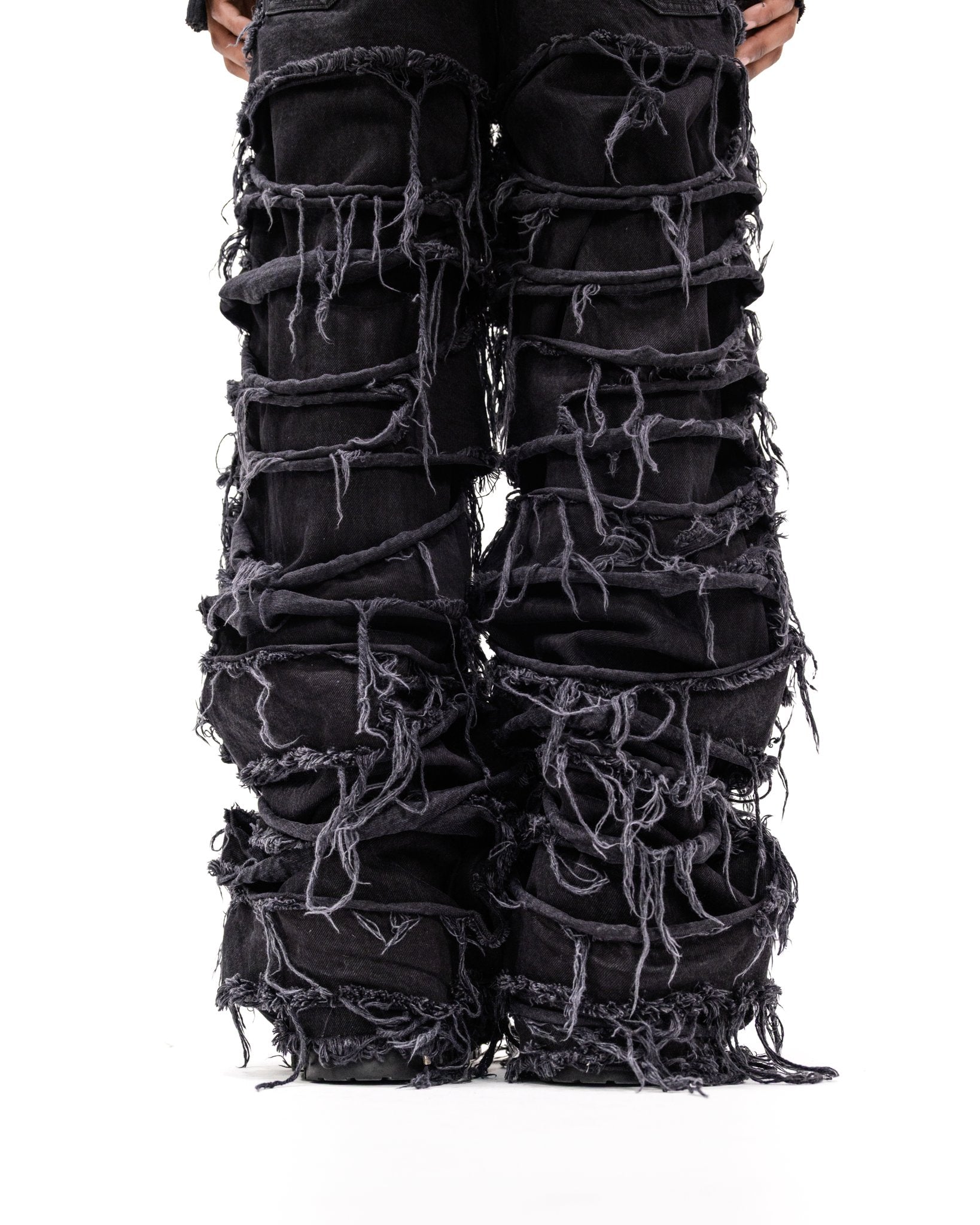 PARADOXE PARIS - REAPER JEANS BAGGY BLACK DENIM – Paradoxe Paris