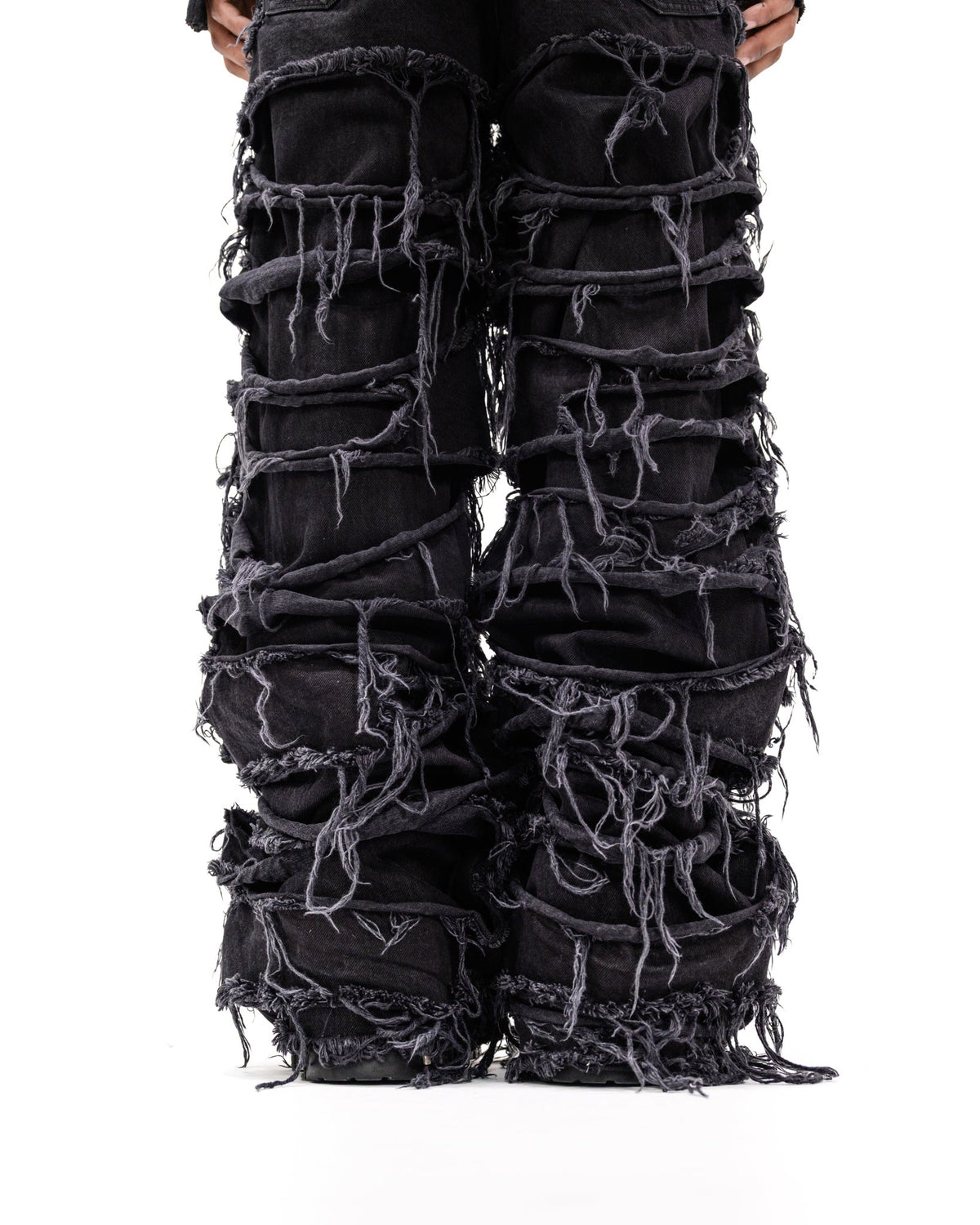 REAPER JEANS BAGGY BLACK DENIM
