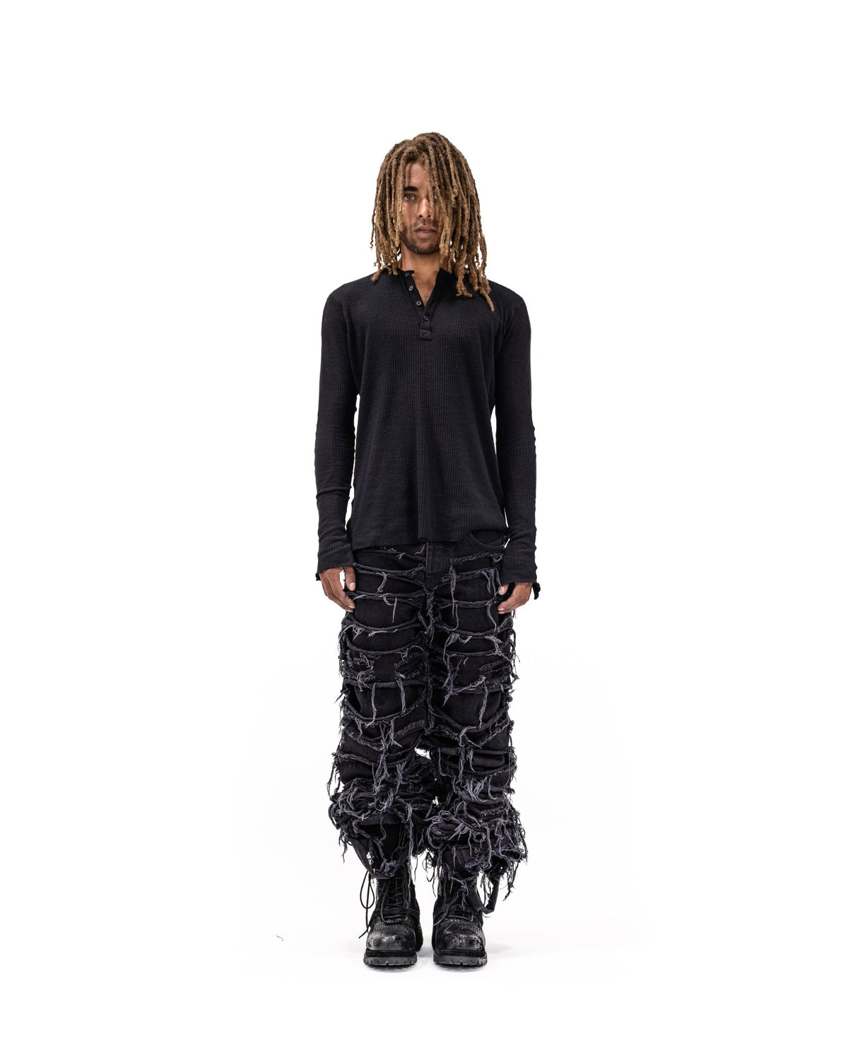 REAPER JEANS BAGGY BLACK DENIM