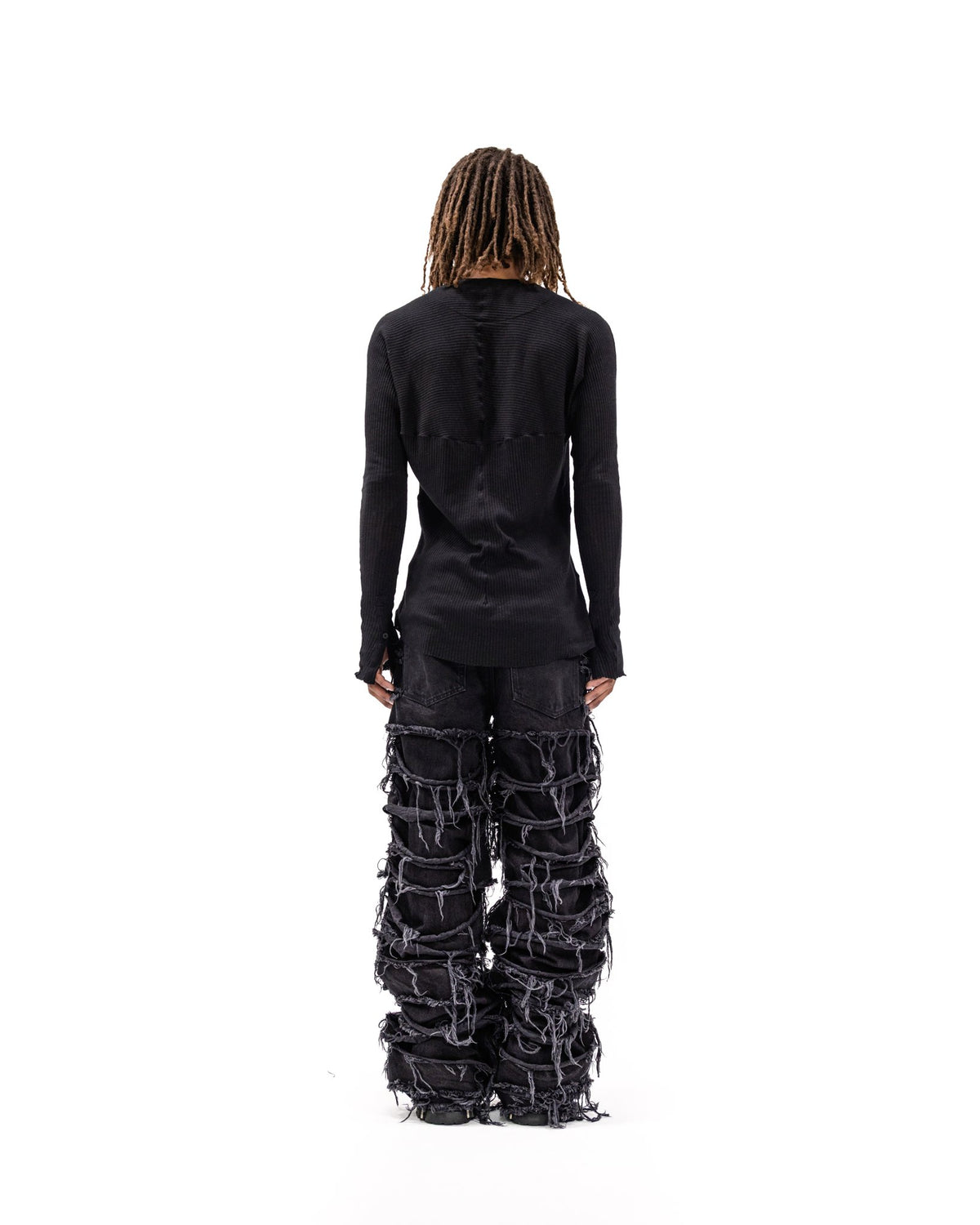 REAPER JEANS BAGGY BLACK DENIM