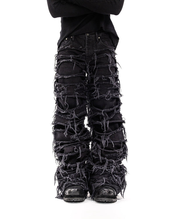 REAPER JEANS BAGGY BLACK DENIM