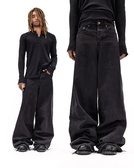 BIG BAGGY BLACK DENIM