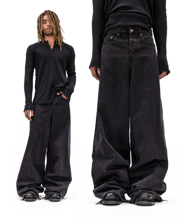 BIG BAGGY BLACK DENIM