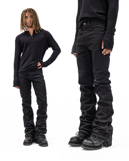 BOOTCUT BLACK DENIM JEANS
