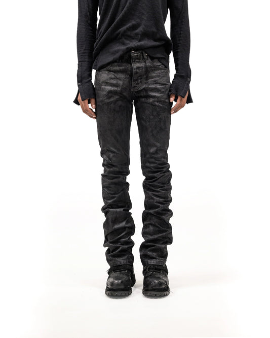 DENIM NOIR ENDUIT