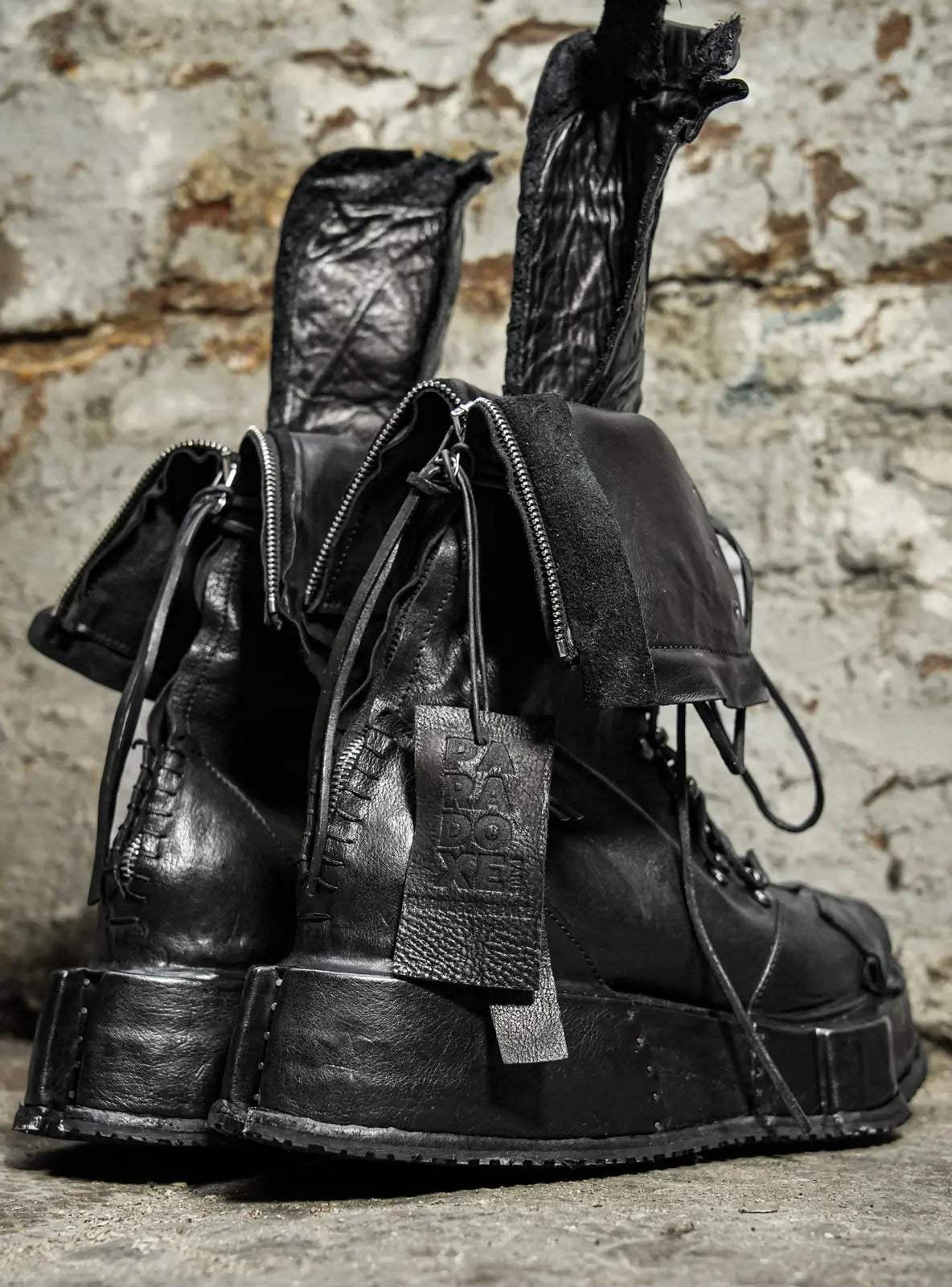 CARTILAGE LEATHER BOOTS