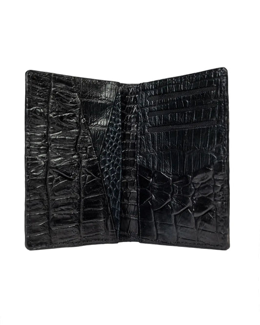 BLACK LEATHER WALLET