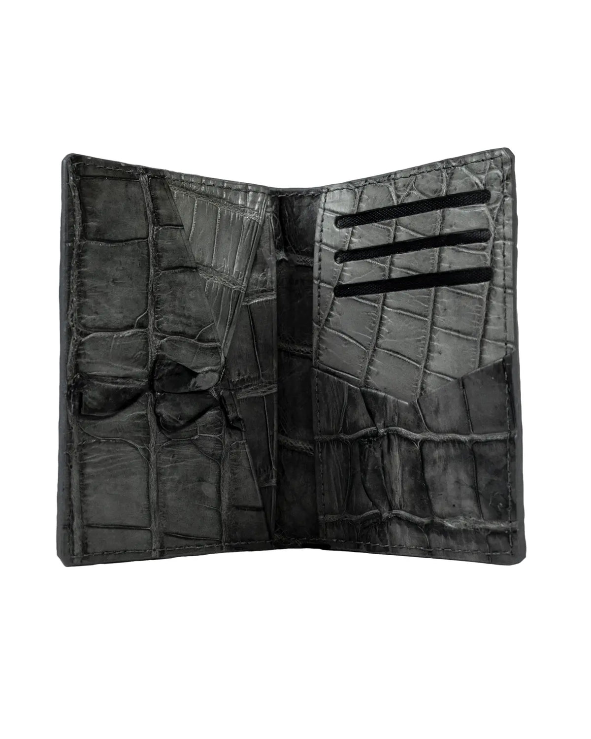 GREY LEATHER WALLET