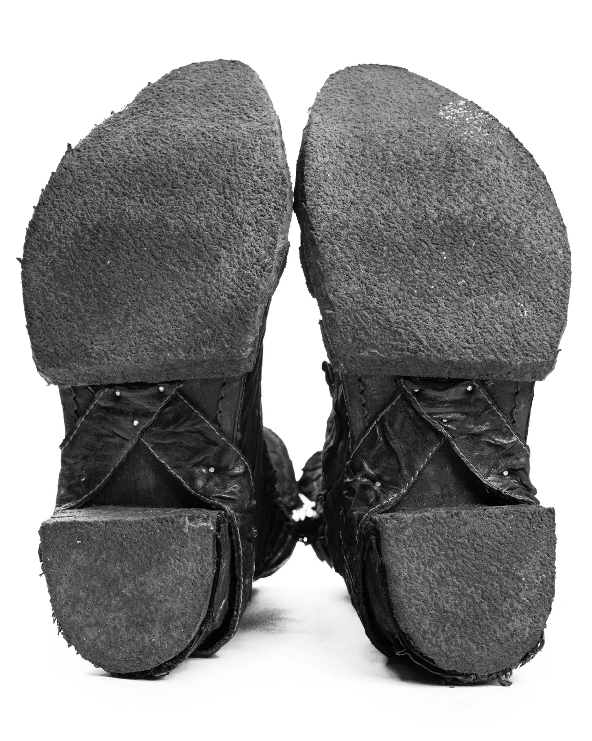 PARADOXE PARIS X BOTTAS CREATOR LAYERED LEATHER BOOTS