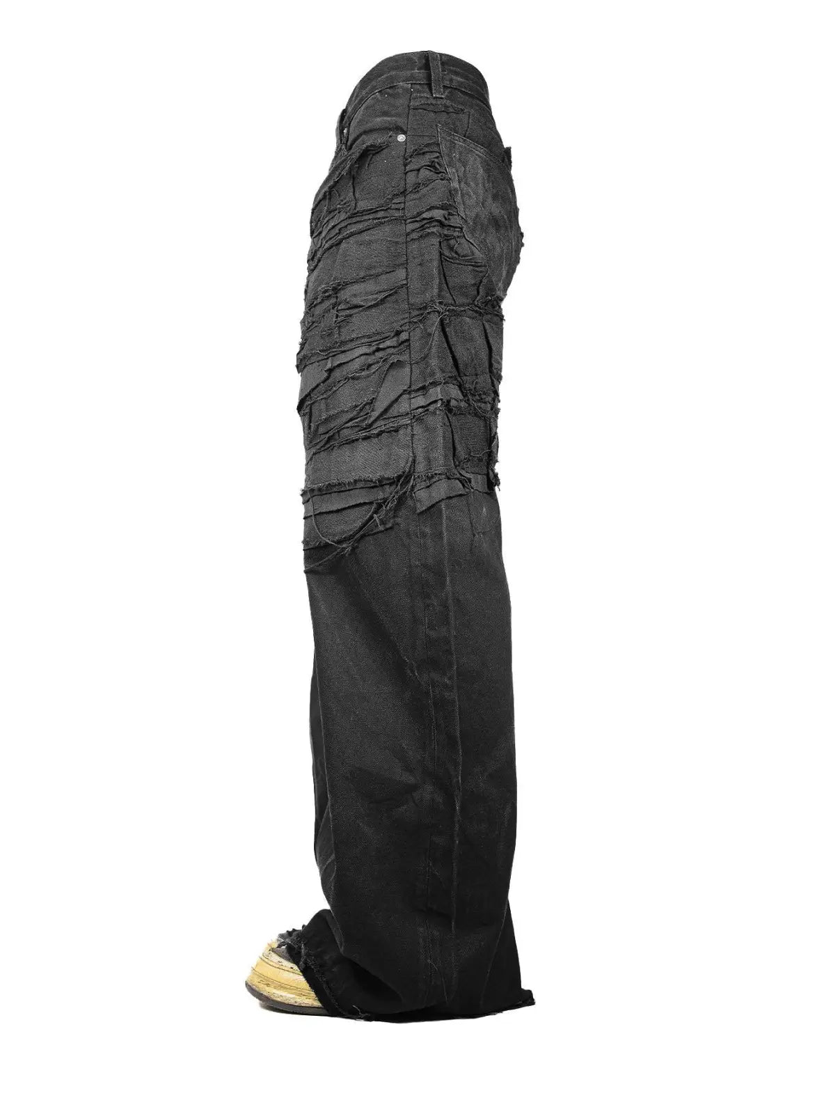CRUDE BAGGY BLACK DENIM – Paradoxe Paris CRUDE BAGGY BLACK DENIM – Paradoxe Paris