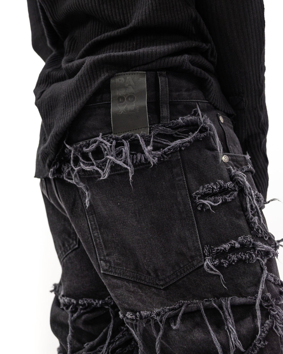 REAPER JEANS BAGGY BLACK DENIM