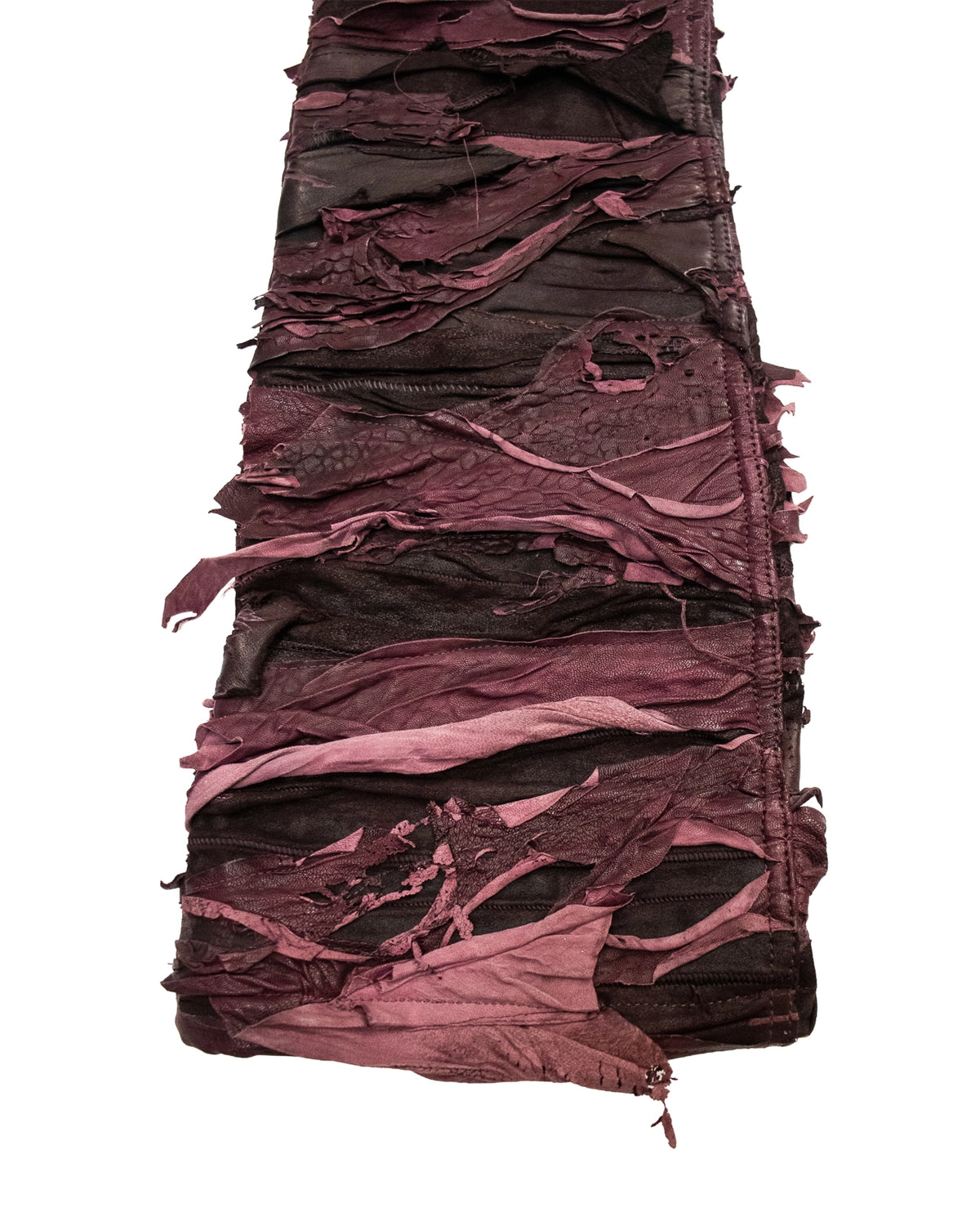 BOOTCUT CUIR BORDEAUX