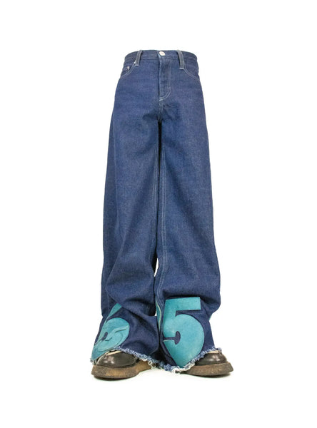 パンツ PARADOXE PARIS Destroy Denim Pants 36 PARADOXE PARIS - REAPER JEANS BAGGY BLACK DENIM – Paradoxe Paris