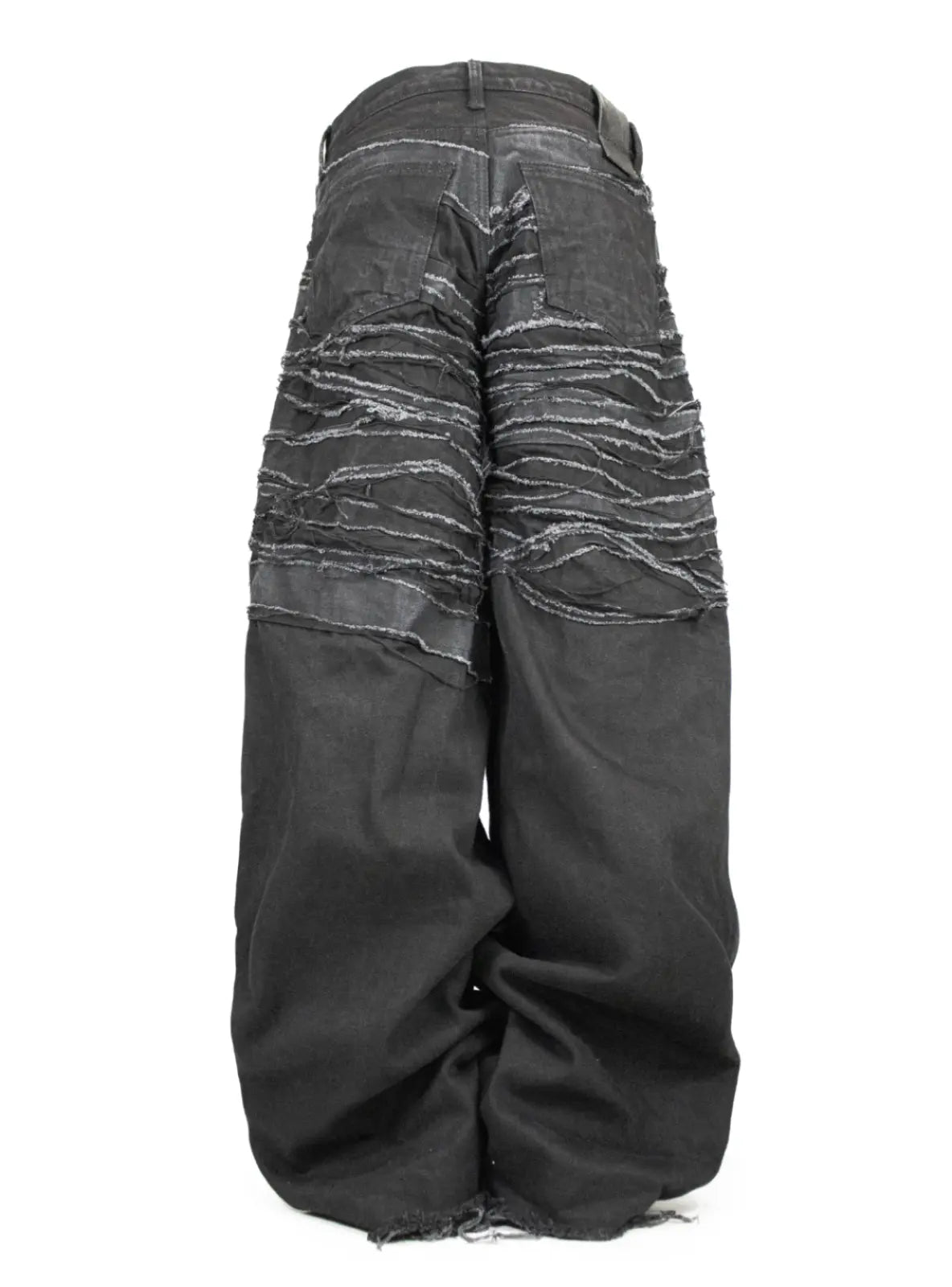 TEXTURED BAGGY JEANS LIMITED EDITION - Black