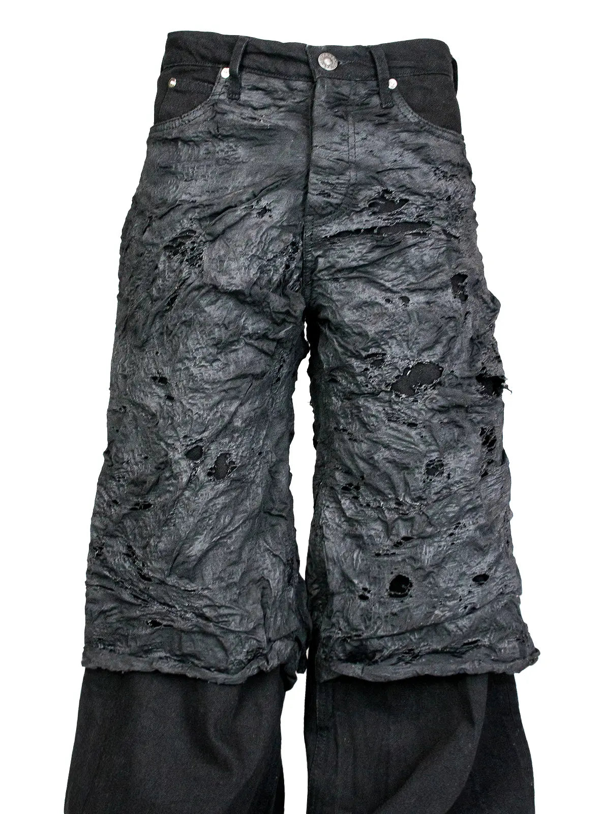 DEAD LEAVES SHORTS DENIM