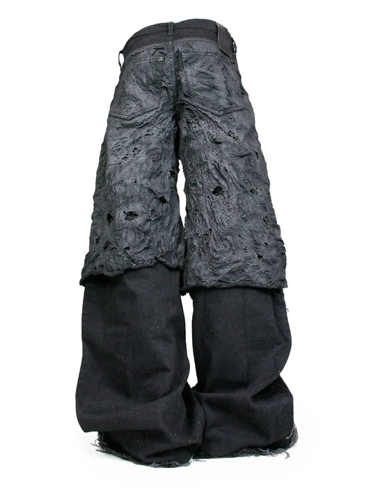 DEAD LEAVES SHORTS DENIM